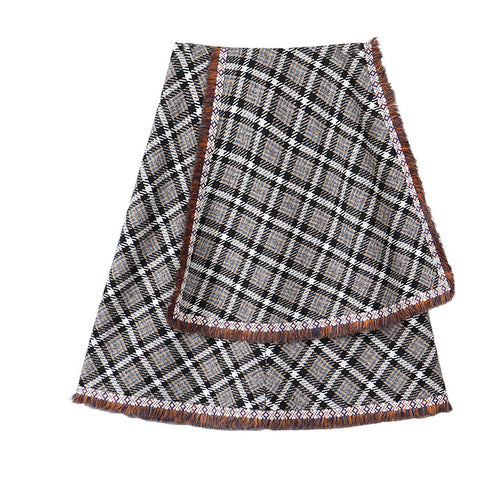 Fringed skirt A-line skirt - ROUTINE FASHION